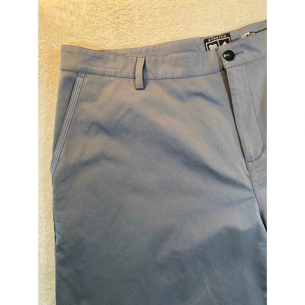 Adidas ClimaCool Golf Shorts Men's SZ 40 Gray Stretch Performance